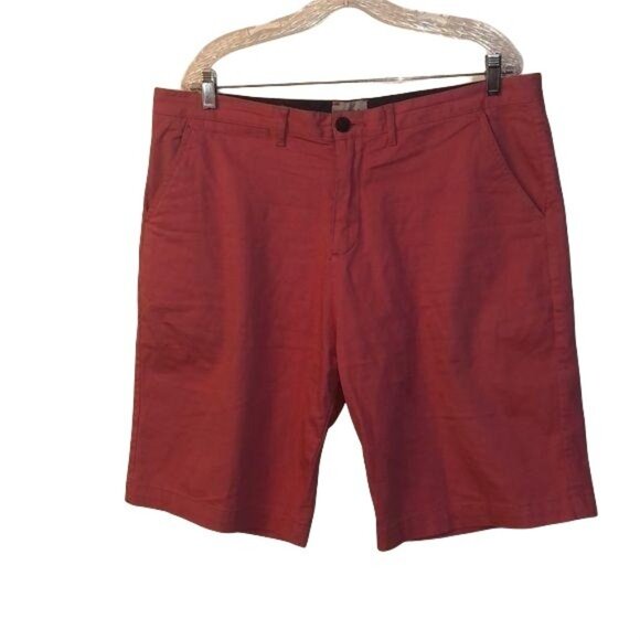 Jachs Mens Casual Cotton Shorts Size 38 With Button & Zip Closure - Picture 1 of 8